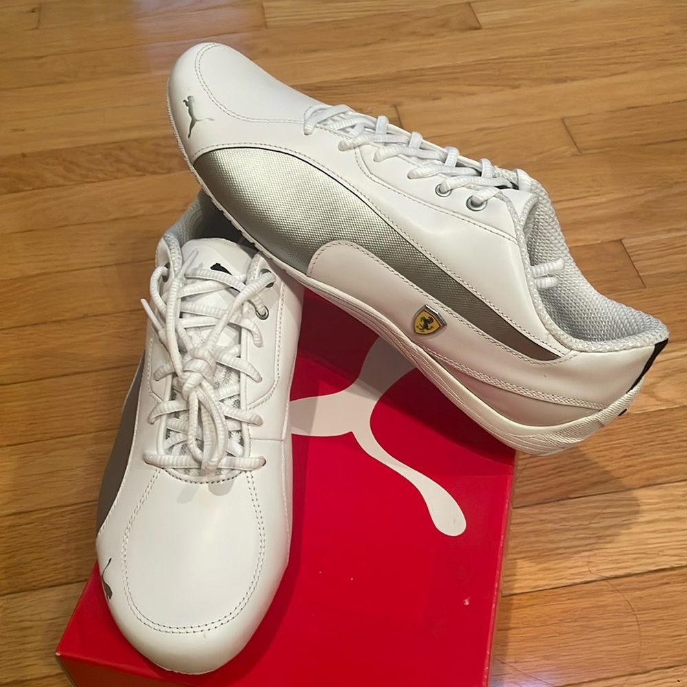 Men’s Puma White Ferrari sneakers